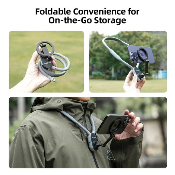 TELESIN MagSafe Neck Mount POV for iPhone 16/15/14/13/12 & Android - Picture 11 of 14